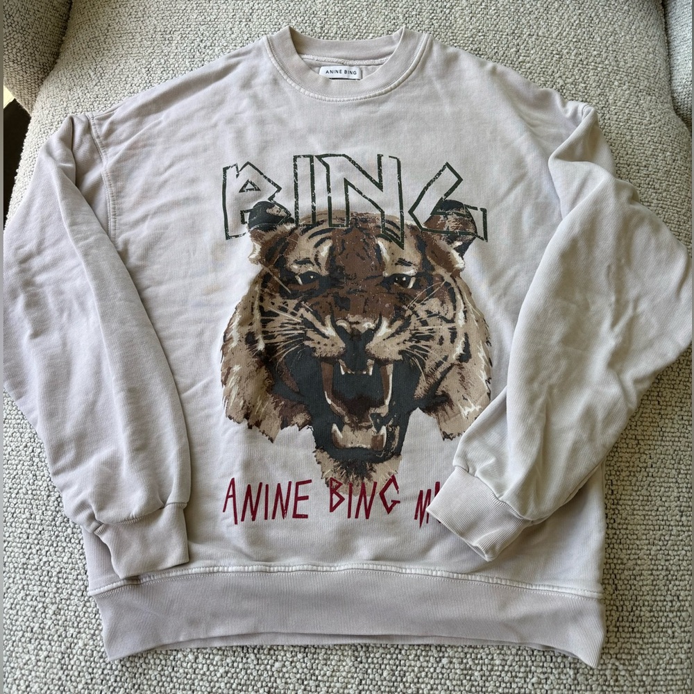 Anine Bing Tiger Sweatshirt - Picture 2 of 13